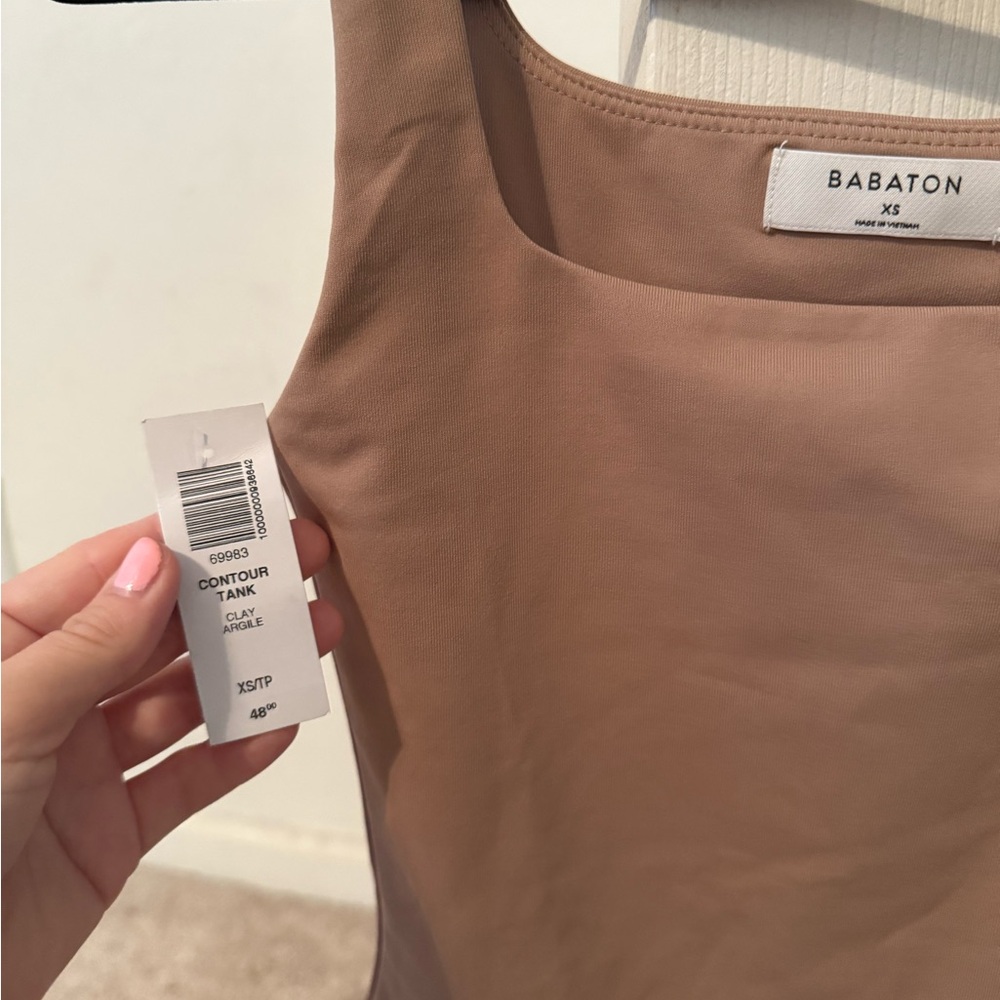 Aritzia Babaton Clay Contour Bodysuit 2XS